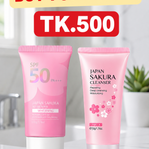 Sakura Sunscreen & Sakura Cleanser